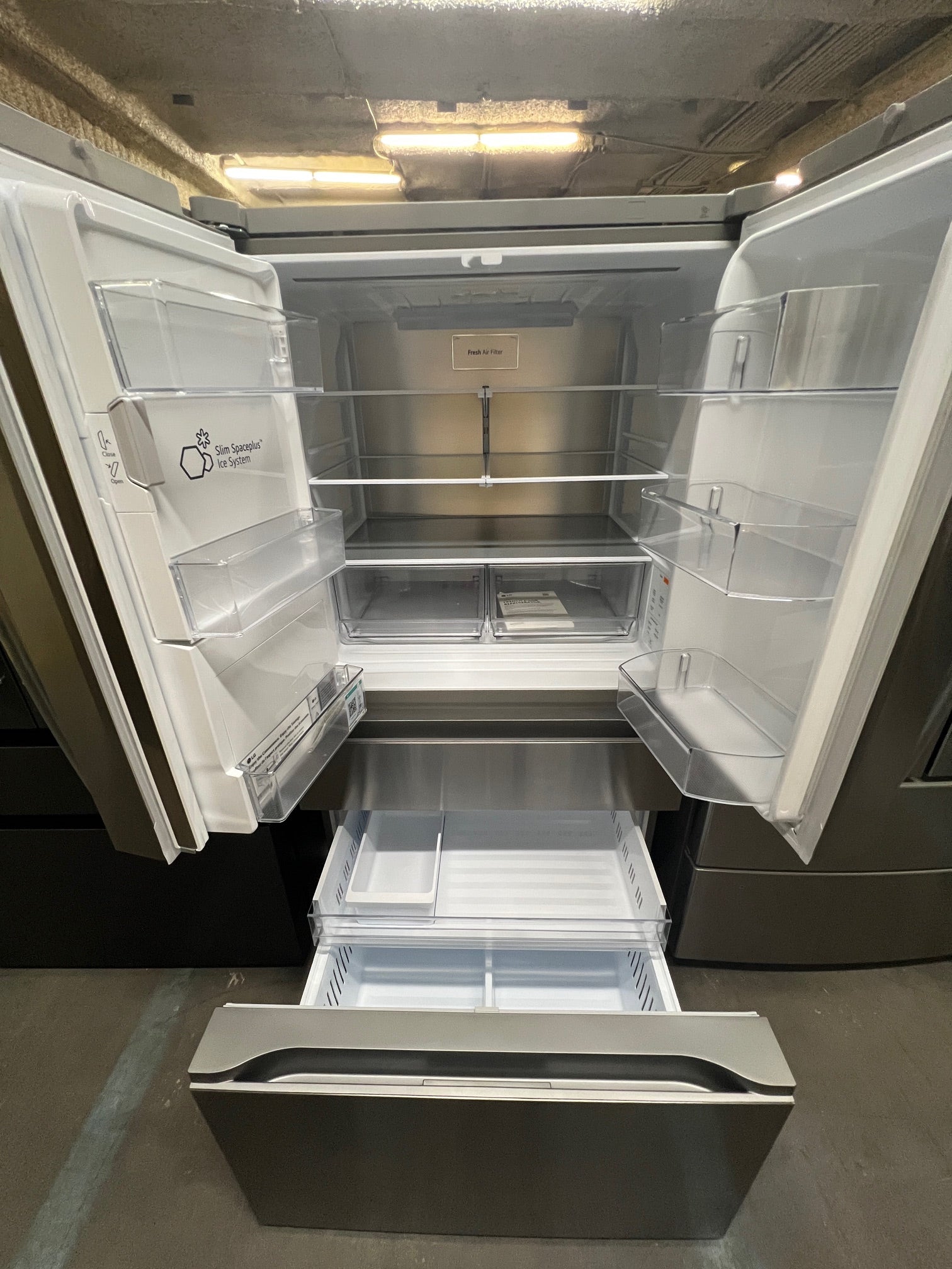 LG 29 cu. ft. SMART Standard Depth MAX French Door Refrigerator Stainless Steel