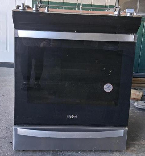 WHIRLPOOL 30 in. 5.0 cu.ft. Gas Range with Self-Cleaning Oven in Stainless Steel