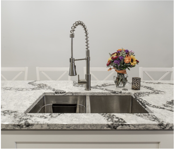 Spencer Single-Handle Kitchen Faucet in Satin Nickel