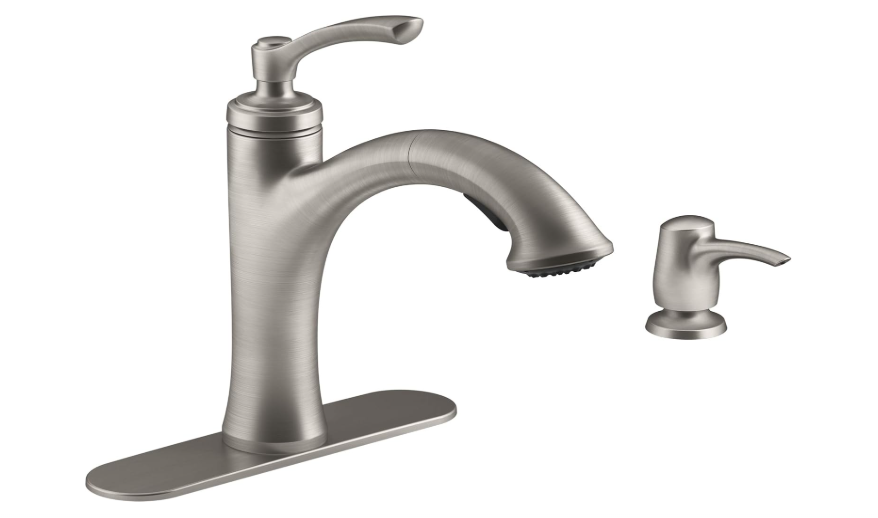 Kohler Elliston Sink Faucet With Soap/Lotion Dispenser