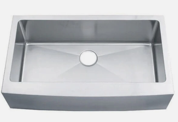 Soci Fino Single 18 Gauge Bowed Apron UM Stainless