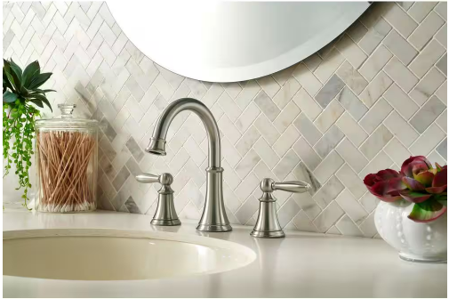 Pfister Courant 8 in. Widespread 2-Handle Bathroom Faucet in Brushed Nickel