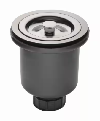 KRAUS Stainless Steel Basket Strainer No Basket