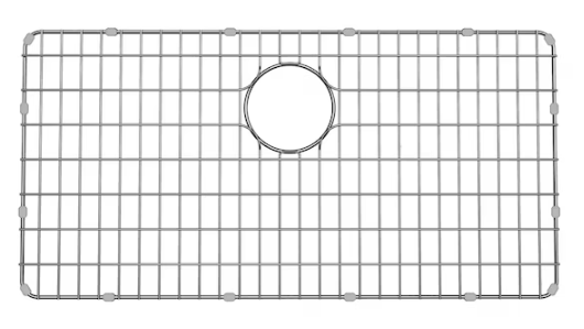 Kraus Dex Series Center Drain Stainless Steel Sink Grid