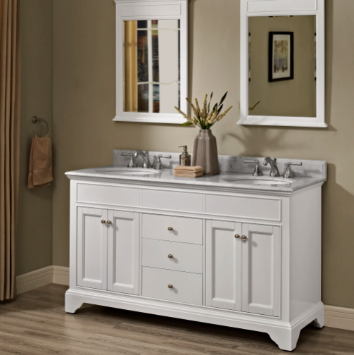 Fairmont Designs Framingham 60" Bathroom Vanity Baltic Brown Top