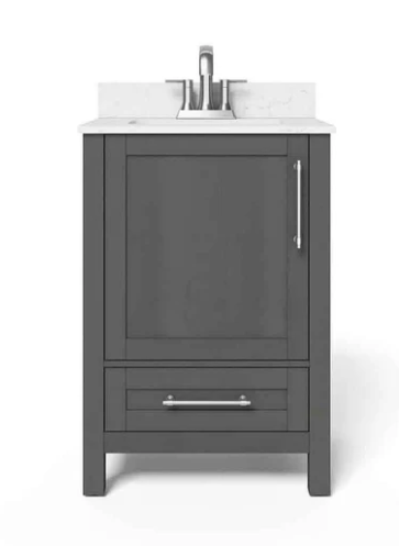 Droplet 24" Vanity - Distressed Grey