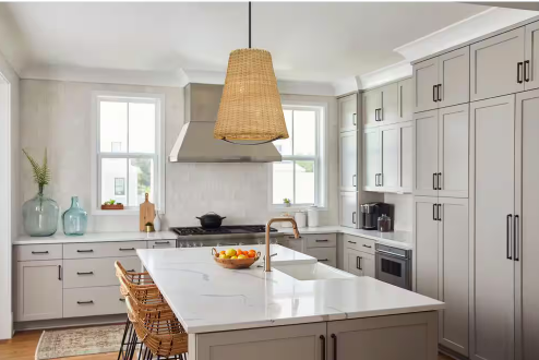 DSI Lighting Cambria 2 Light Pendant with Rattan Shade - Espresso