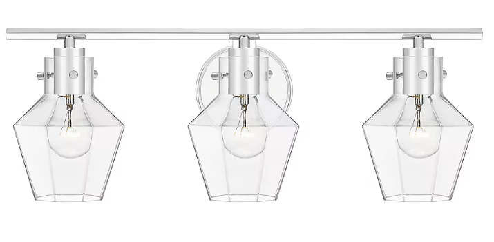 Quoizel Eben 3 Light Vanity - Chrome