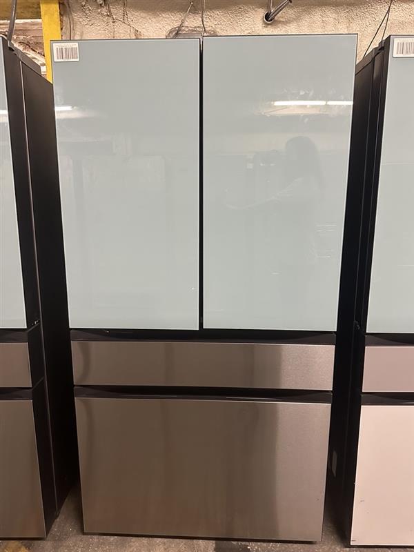 *CLEARANCE* Samsung  BESPOKE 23 cu. Counter Depth ft. 4-Door Blue & Stainless Steel