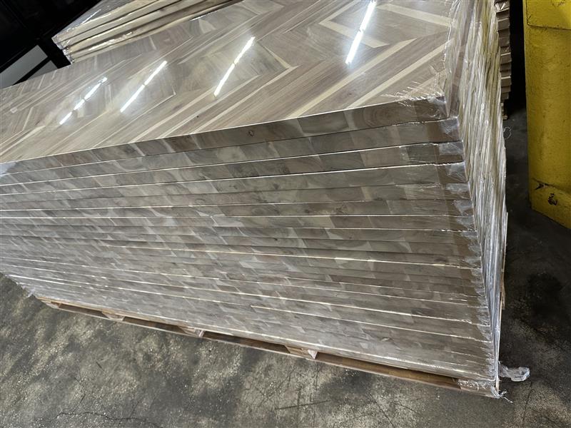 Acacia Herring Bone | 96"L x 25" W | Butcher Block