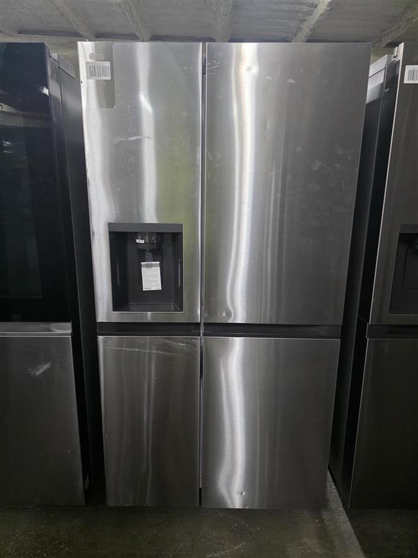 LG 27 cu. ft. Side-by-Side Refrigerator with Craft Ice-Stainless