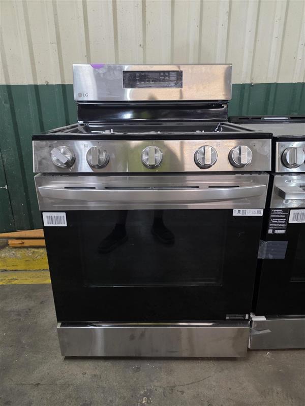 LG 30" 5.8 cu. ft. Smart Wi-Fi Gas Range (Stainless Steel)