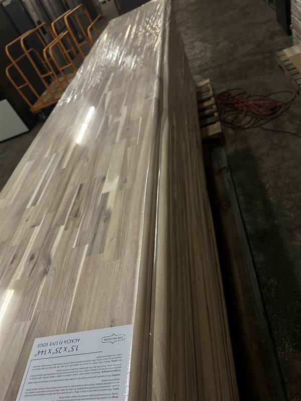 Acacia Live Edge | 144" L x 25" W | Unfinished