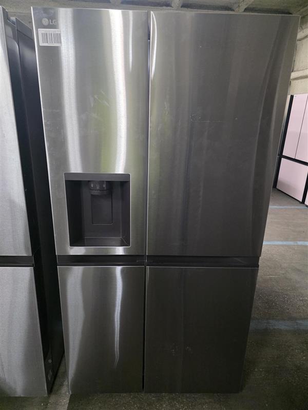 LG 27 cu. ft. Side-by-Side Refrigerator with Craft Ice-Stainless