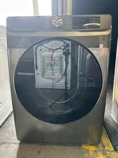 7.5 cu. ft. Vented Smart Stackable Electric Dryer in Platinum with Steam Sanitize+