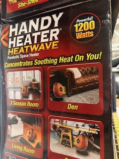 1200-Watt Electric Oscillating Ceramic Parabolic Space Heater