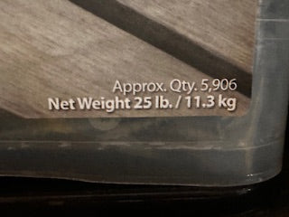 25LB OUTDOOR DECKING SCREWS 1-1/4" x 8" GREEN