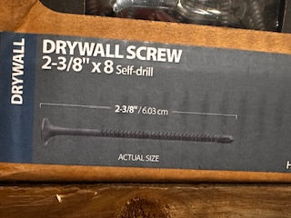 5LB 2-3/8 x 8 DRYWALL SCREW SELF DRILL