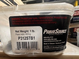 1 LB 3-1/2" x 10 EXTERIOR SCREWS