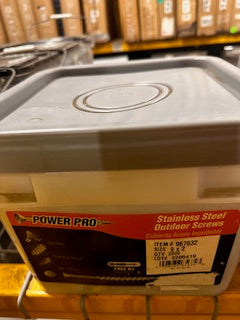 2000 PCS | 9" x 2 OUTDOOR STAINLESS STEEL SCREWS