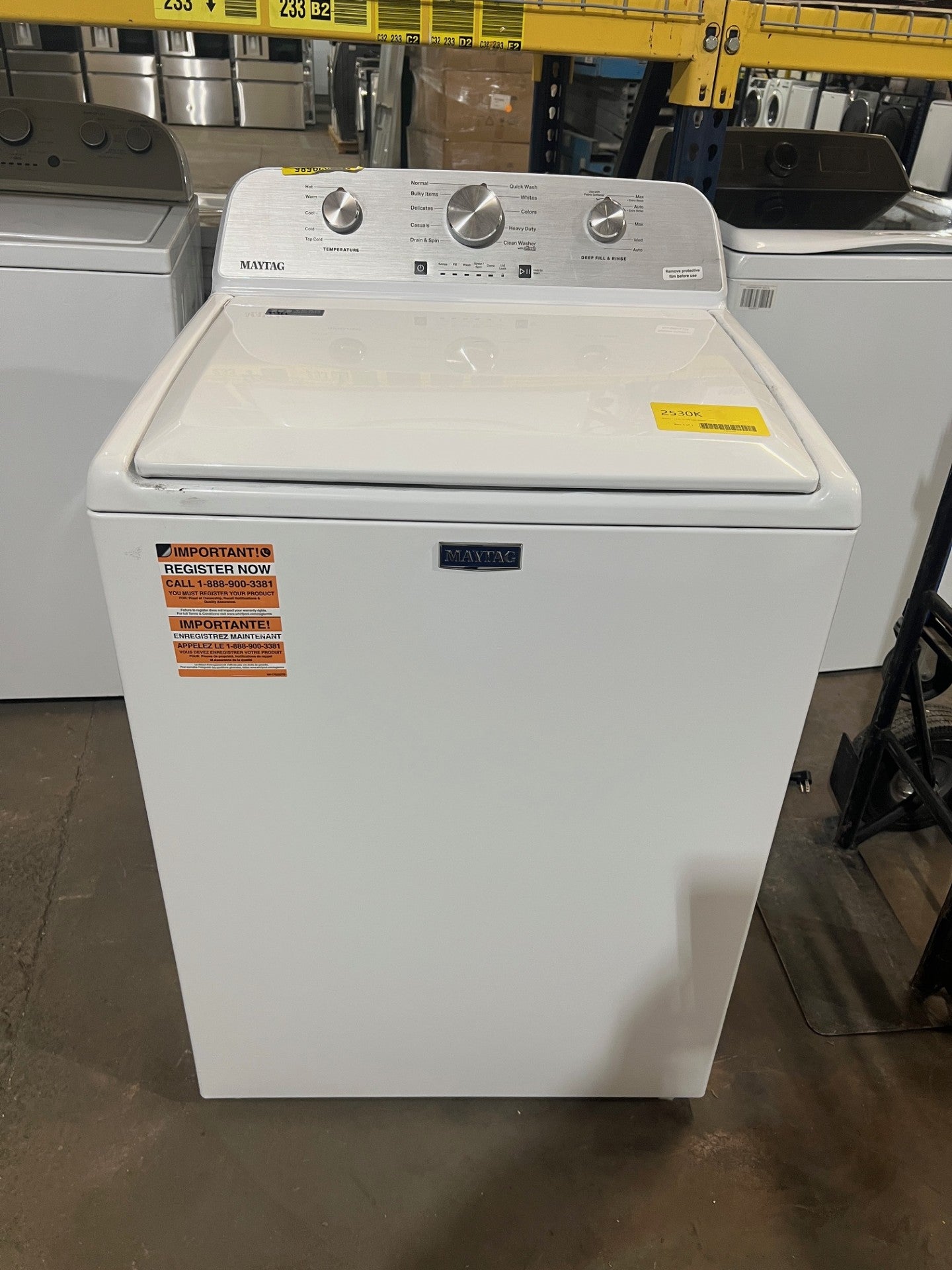 Maytag 4.5 cu. ft. Top Load Washer in White