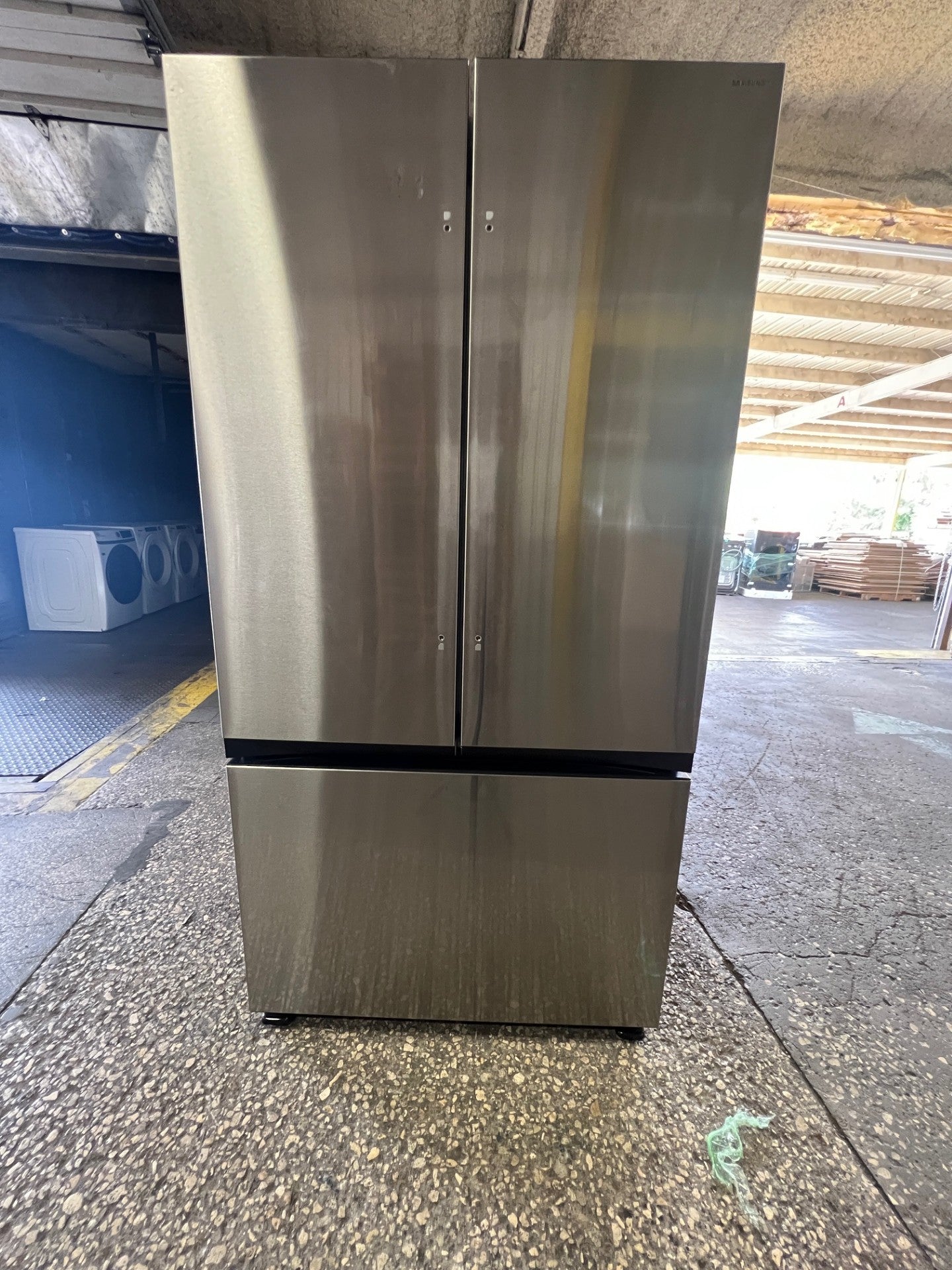 Samsung - 32 cu. ft. 3-Door French Door Smart Refrigerator with Dual Auto Ice Maker - Fingerprint Resistant Stainless Steel (Copy)