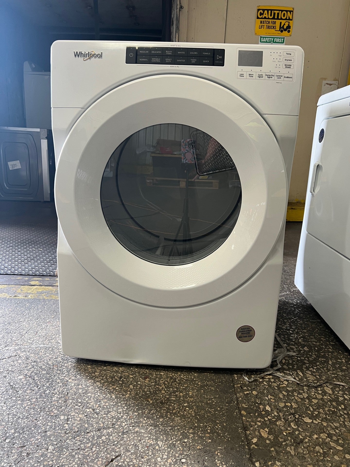 (TK7999) Whirlpool 7.4 cu. ft. Dryer in White with Intuitive Touch Controls, ENERGY STAR